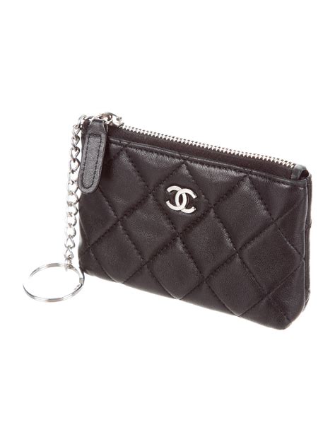 chanel key pouch